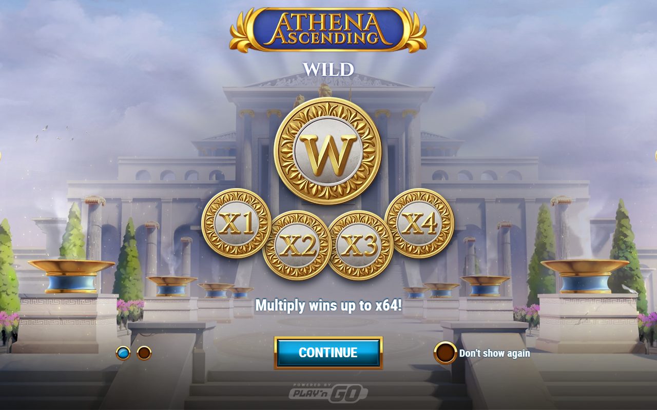 Athena Ascending game lobby / feature intro