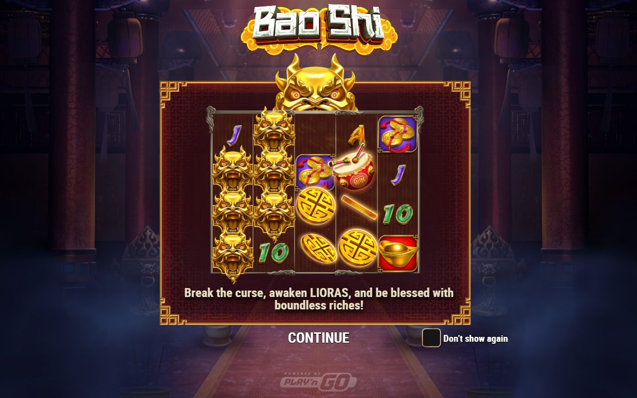 Bao Shi game lobby / feature intro