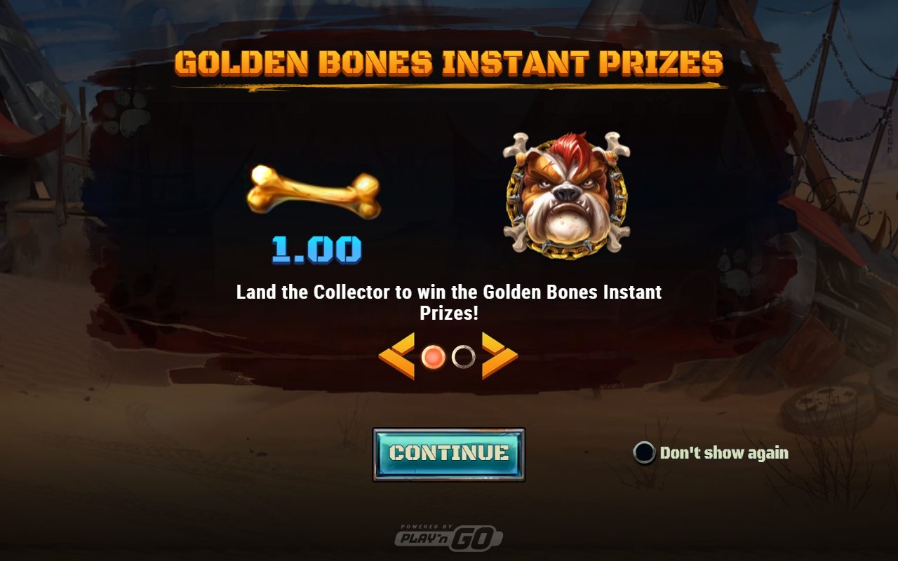 Canine Carnage game lobby / feature intro