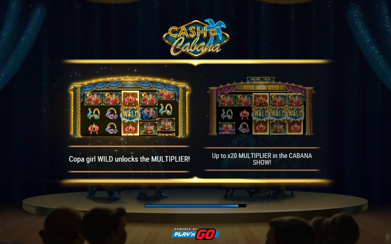 Cash-A-Cabana game lobby / feature intro