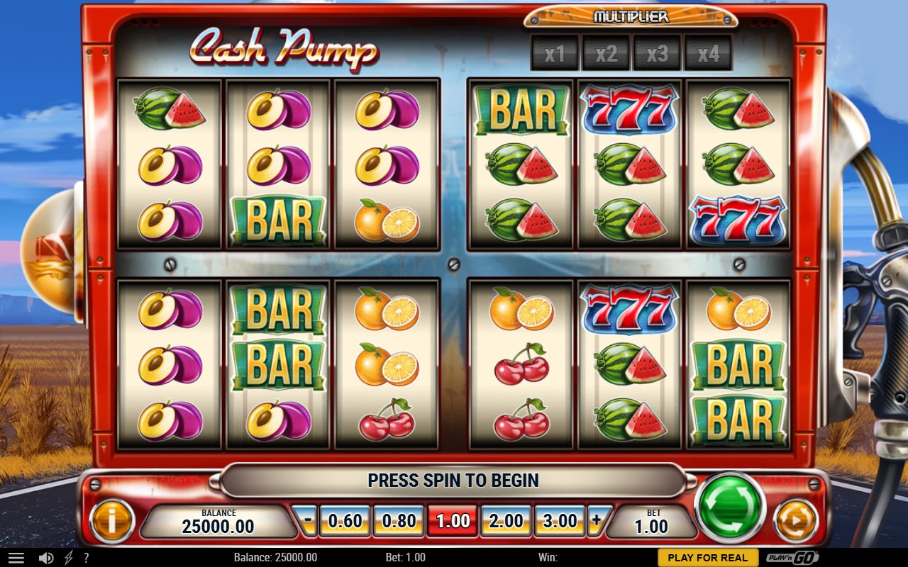 Cash Pump base game reels