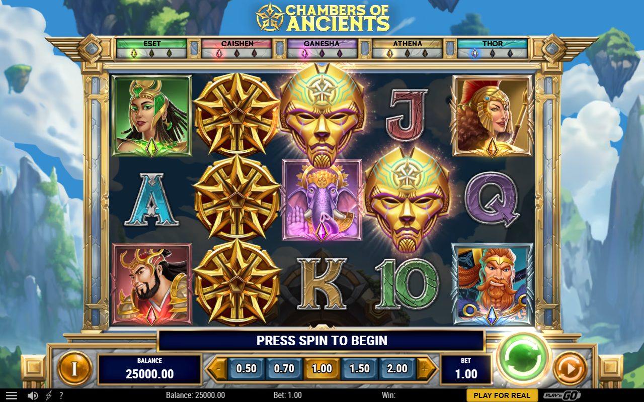 Chambers of Ancients game lobby / feature intro