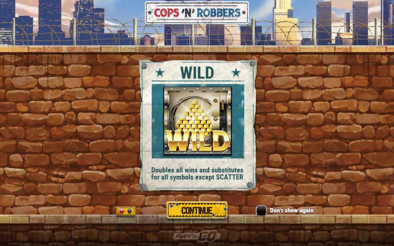 Cops n Robbers game lobby / feature intro