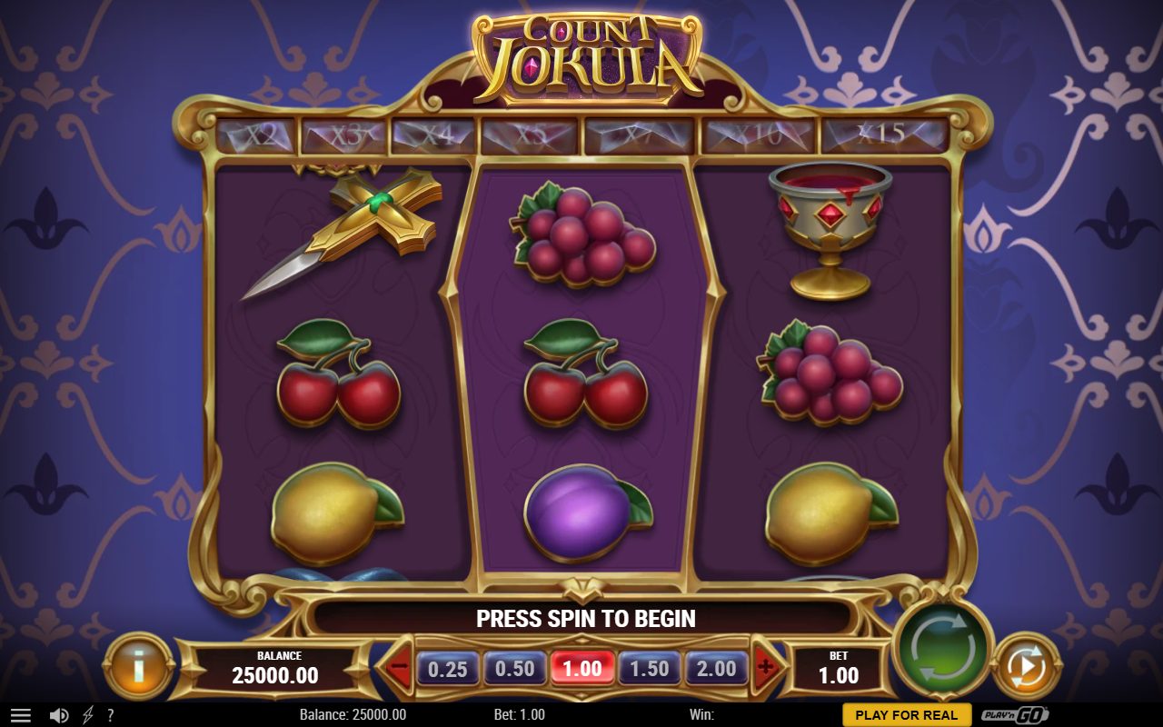 Count Jokula base game reels