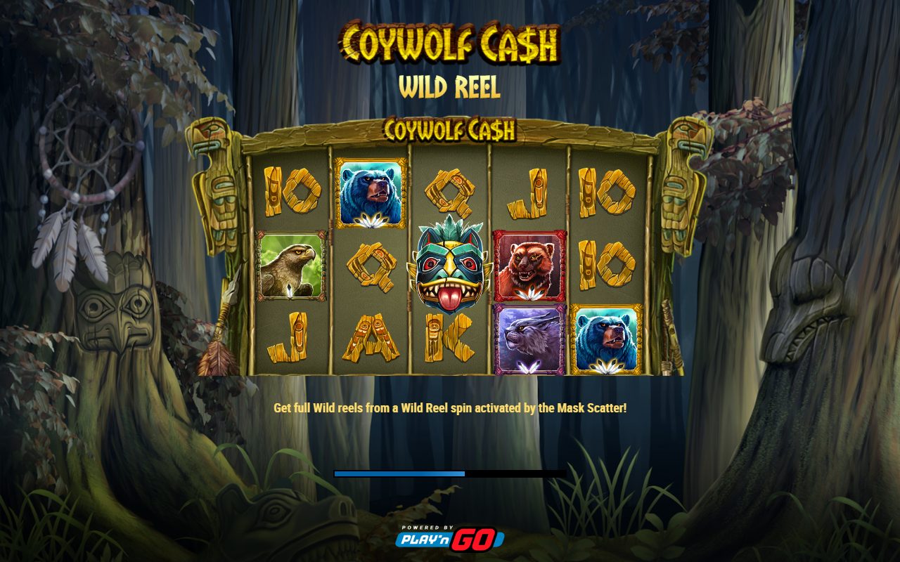 Coywolf Cash game lobby / feature intro
