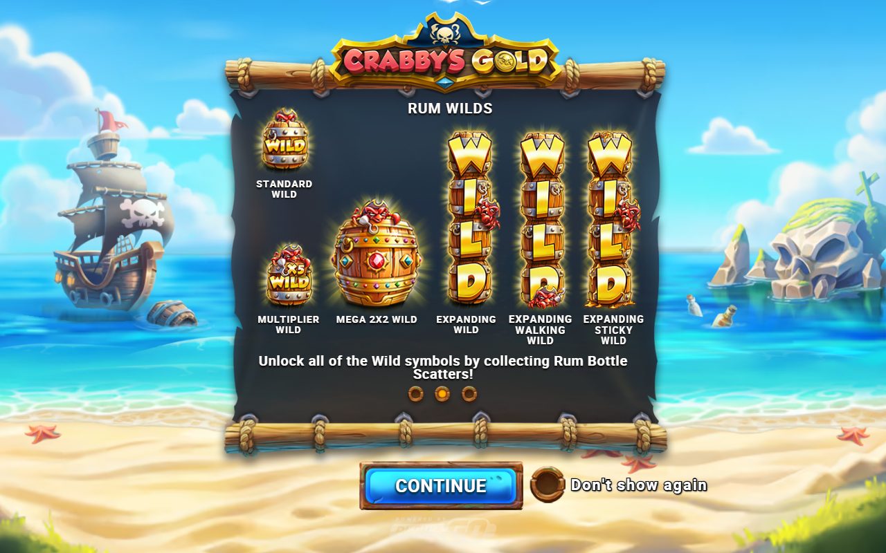 Crabby's Gold game lobby