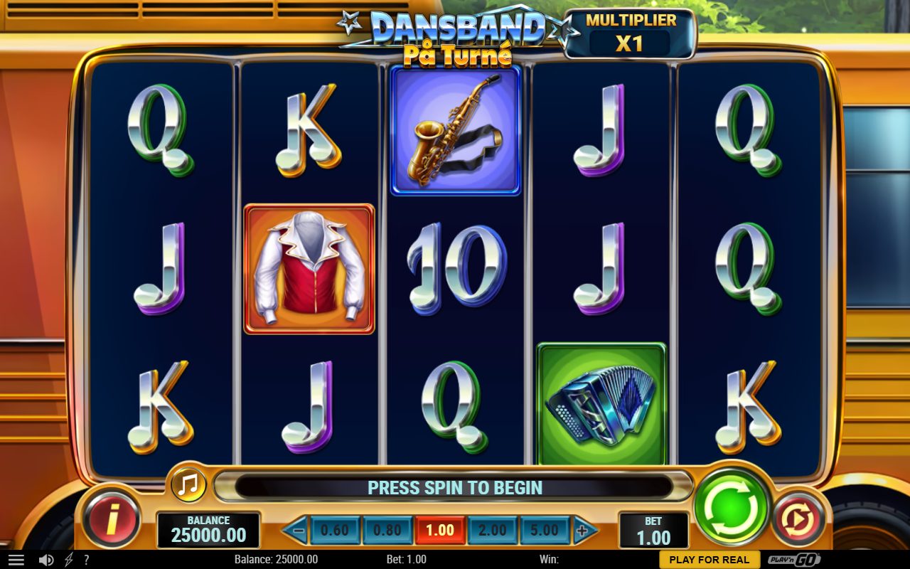 Dansband Pa Turne base game reels