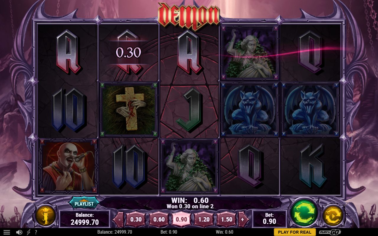Demon base game reels