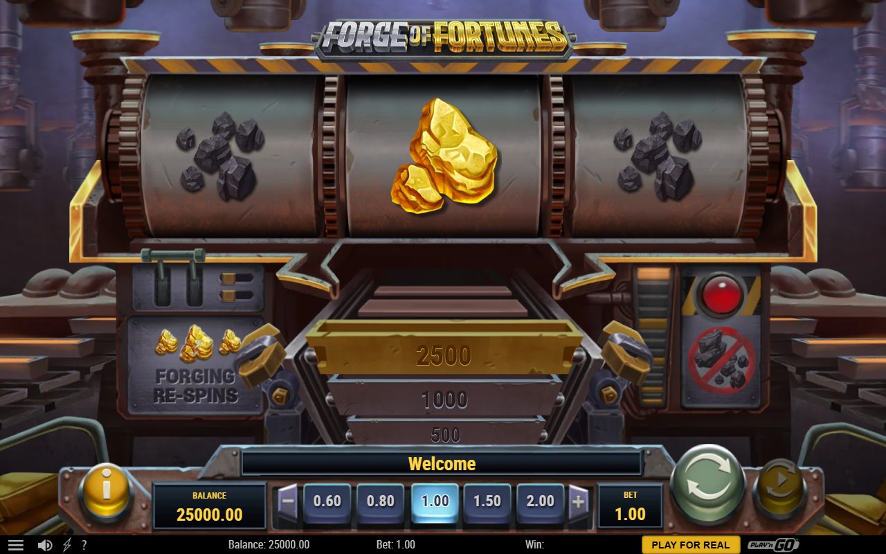 Forge of Fortunes base game reels