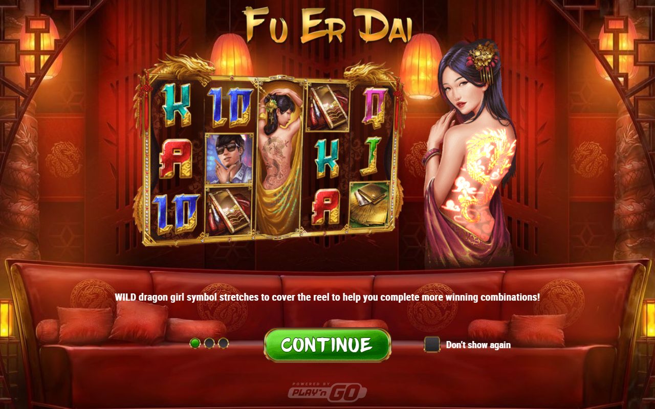 Fu Er Dai game lobby / feature intro