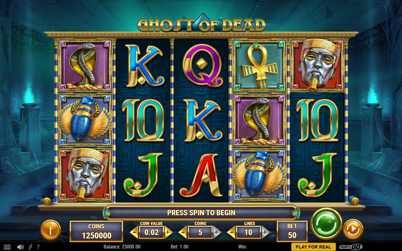 Ghost of Dead base game reels