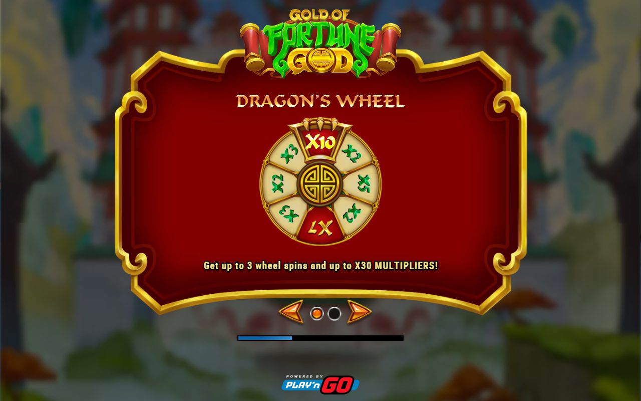 Gold of Fortune God game lobby / feature intro
