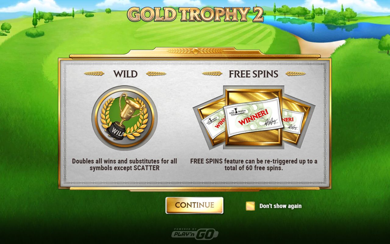Gold Trophy 2 game lobby / feature intro