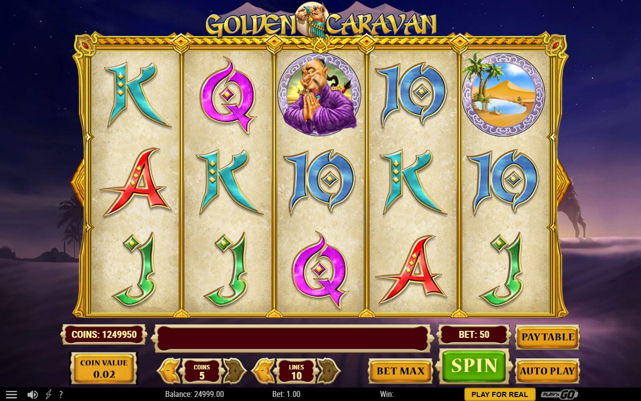 Golden Caravan base game reels