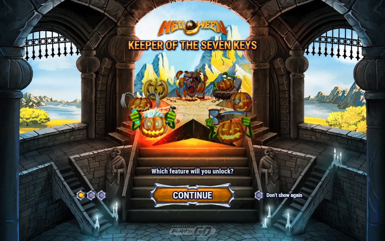 Helloween game lobby / feature intro