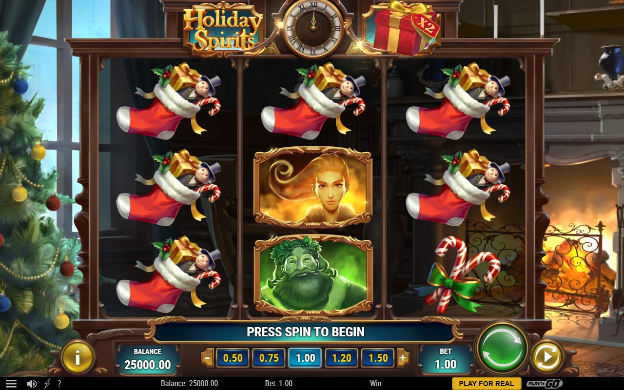 Holiday Spirits base game reels