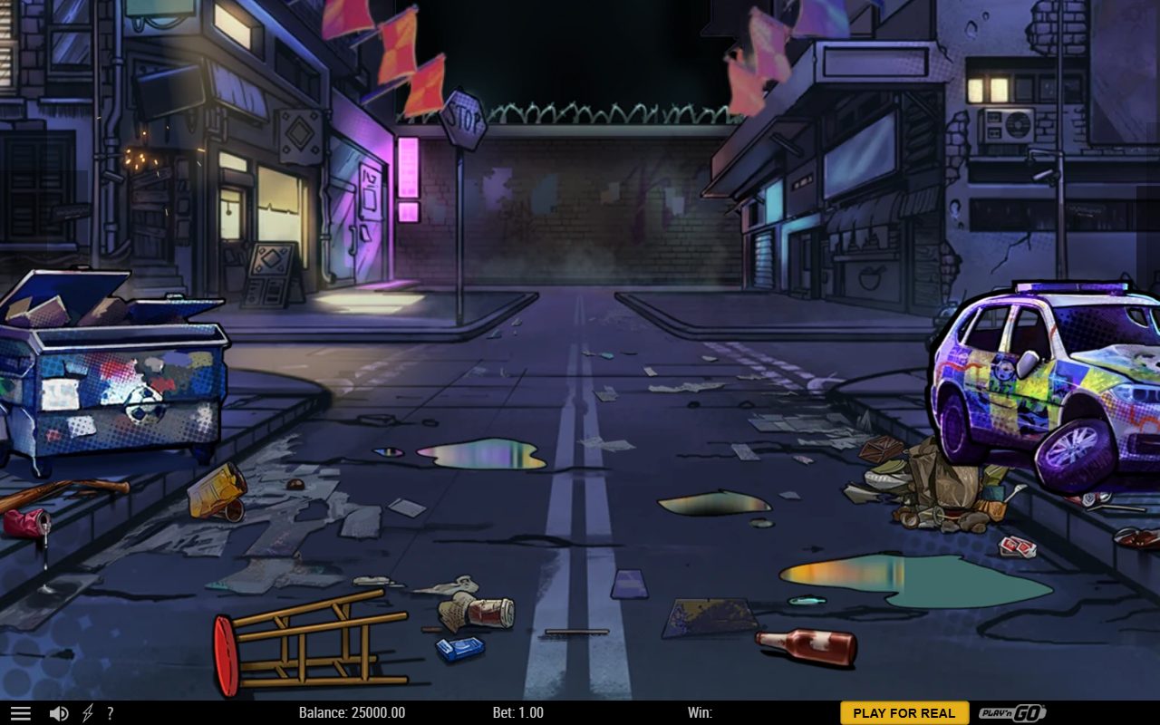 Hooligan Hustle base game reels