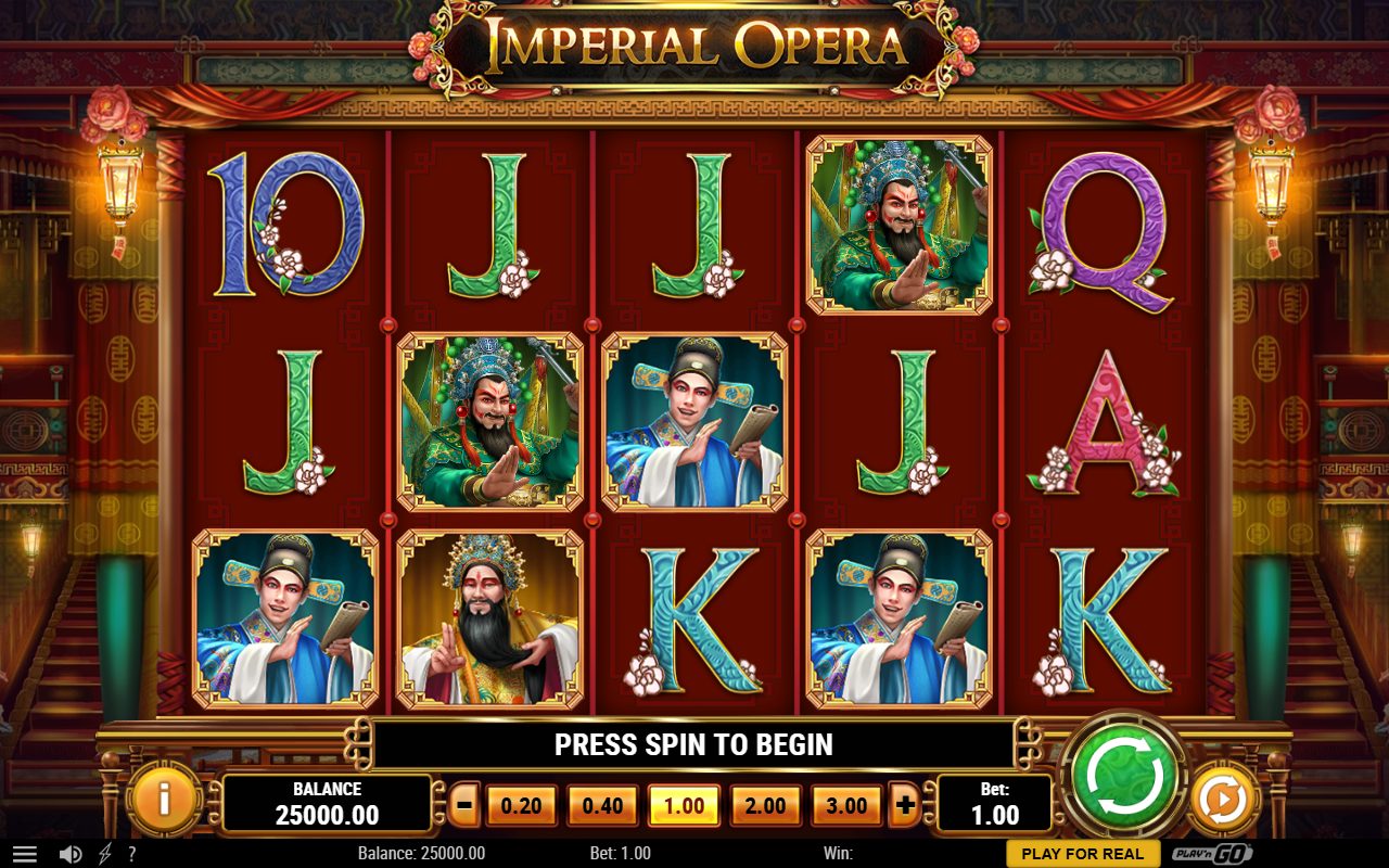 Imperial Opera base game reels