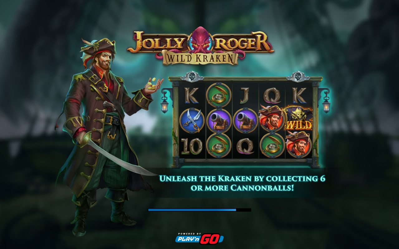 Jolly Roger Wild Kraken game lobby / feature intro