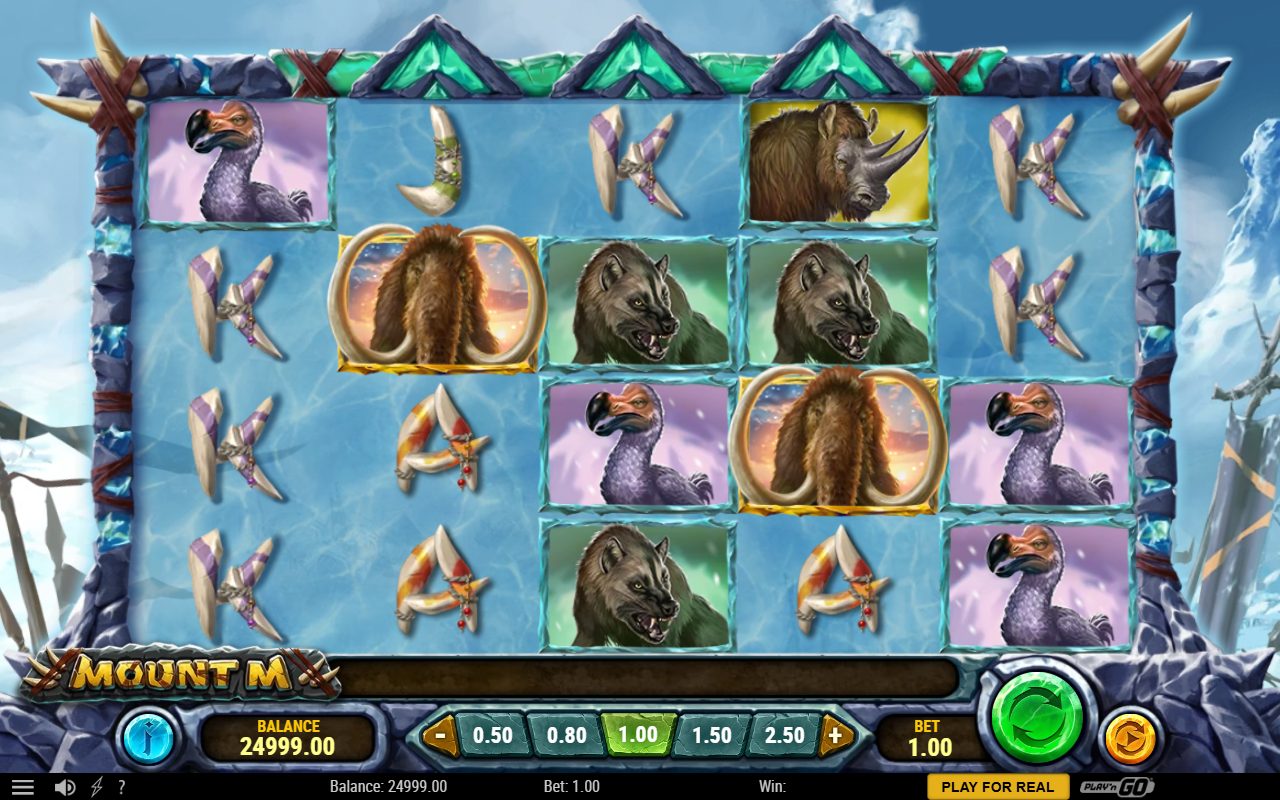 Mount M base game reels