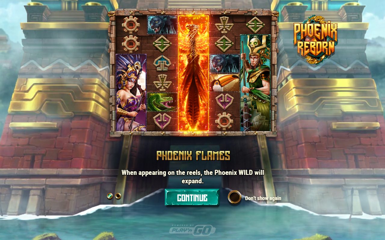 Phoenix Reborn game lobby / feature intro