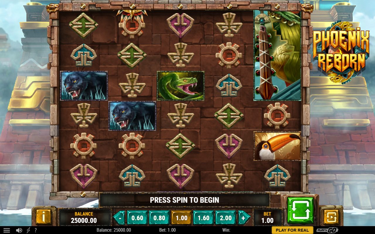 Phoenix Reborn base game reels