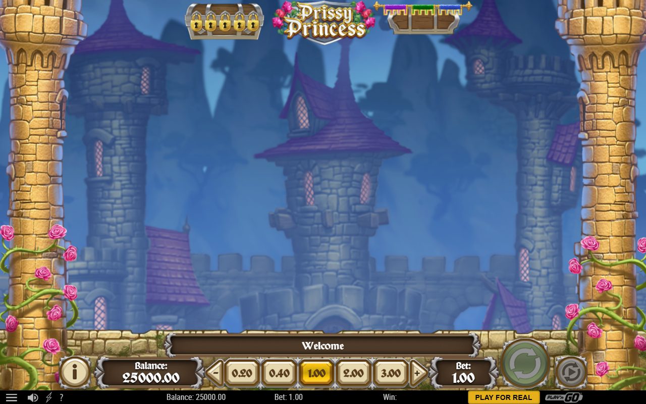 Prissy Princess base game reels