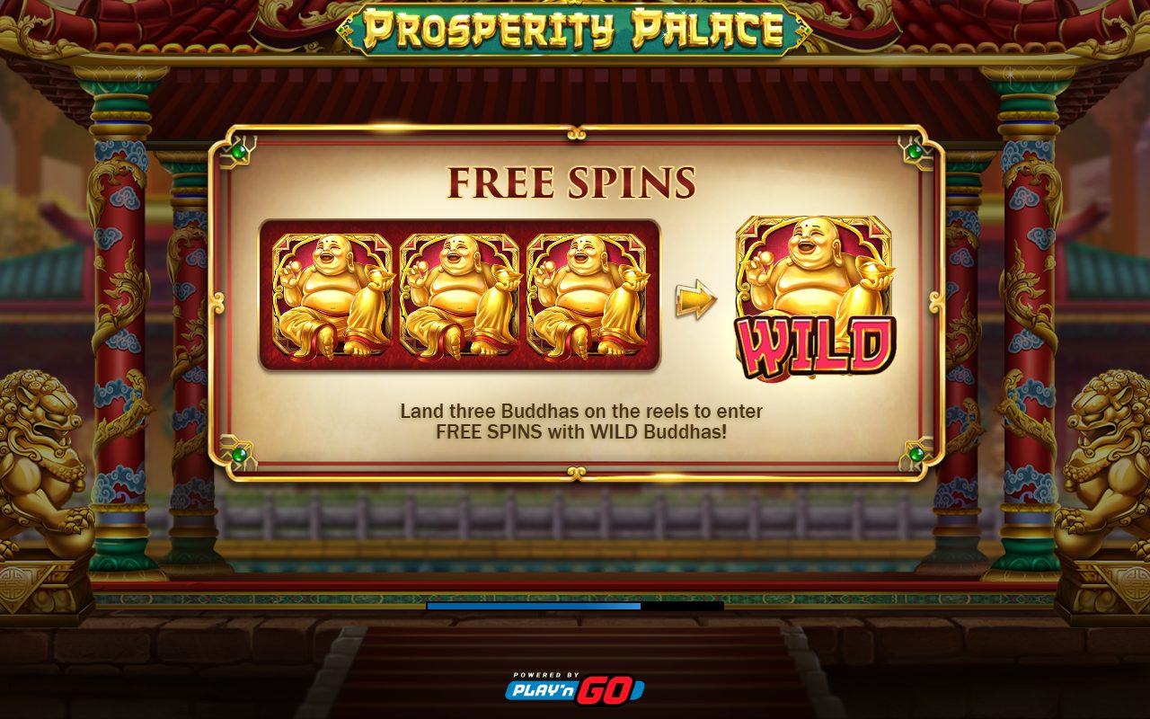 Prosperity Palace game lobby / feature intro