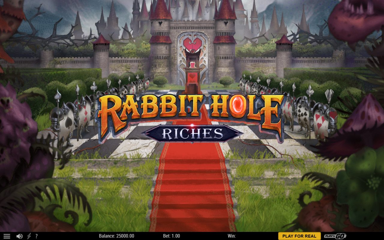 Rabbit Hole Riches base game reels