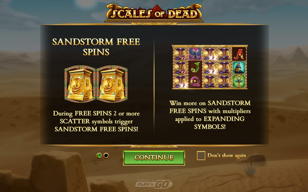 Scales Of Dead game lobby / feature intro