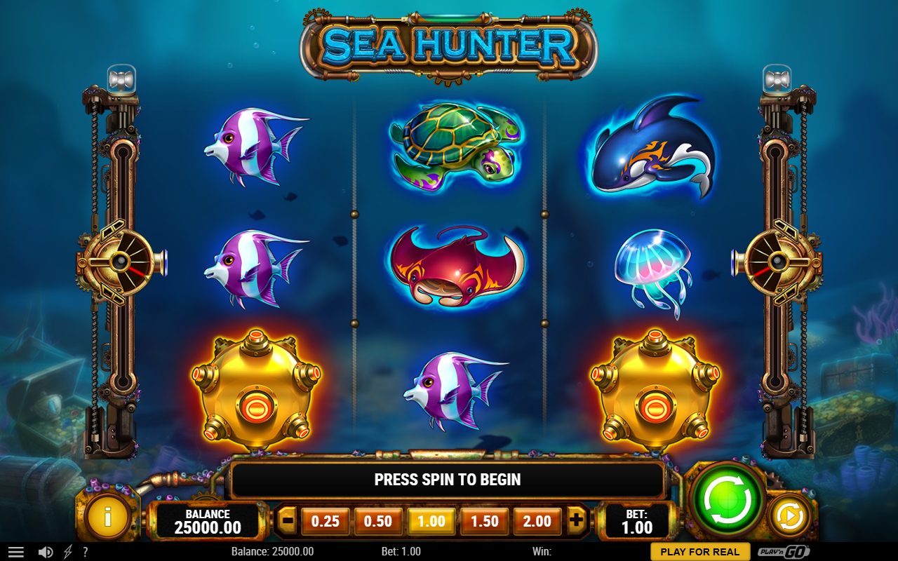 Sea Hunter base game reels