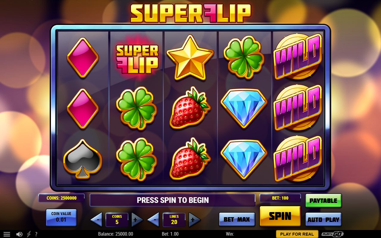 Super Flip base game reels