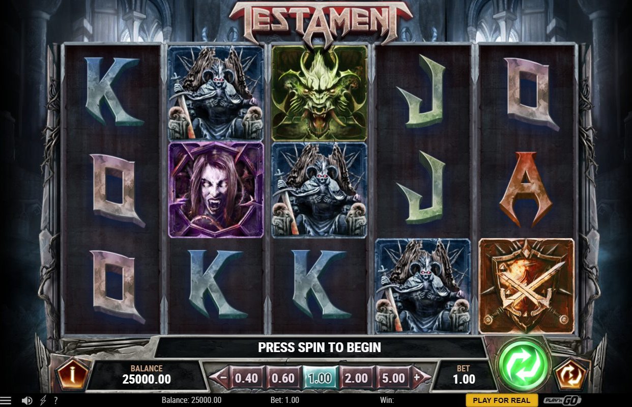 Testament base game reels