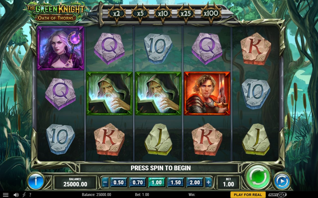 The Green Knight Oath of Thorns base game reels