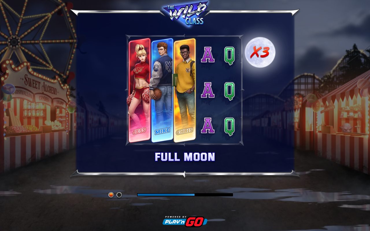 The Wild Class game lobby / feature intro