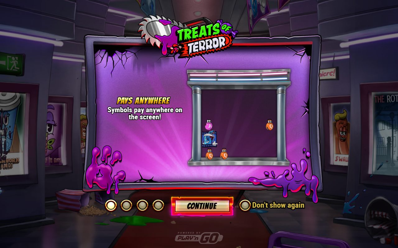 Treats of Terror game lobby / feature intro