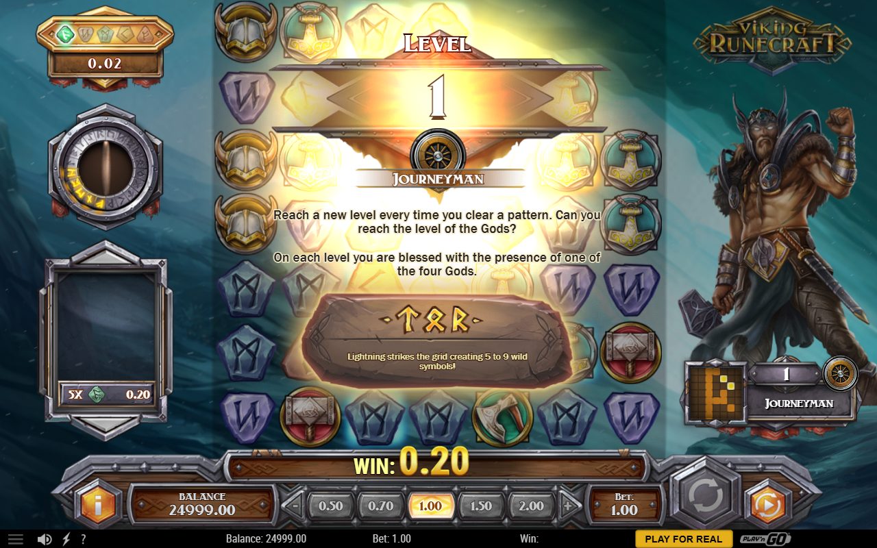 Viking Runecraft base game reels