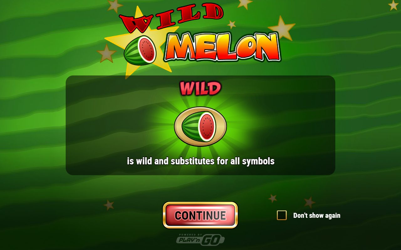 Wild Melon game lobby / feature intro