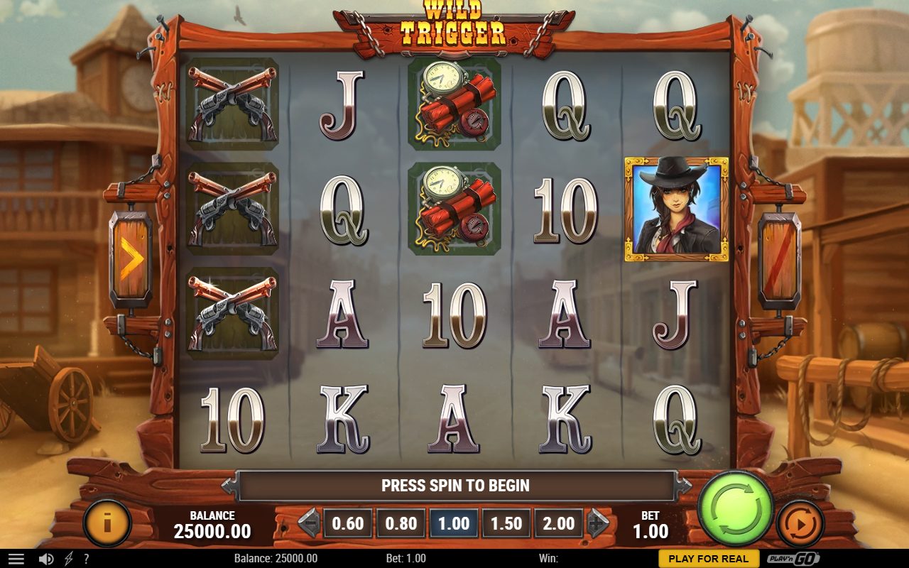 Wild Trigger base game reels
