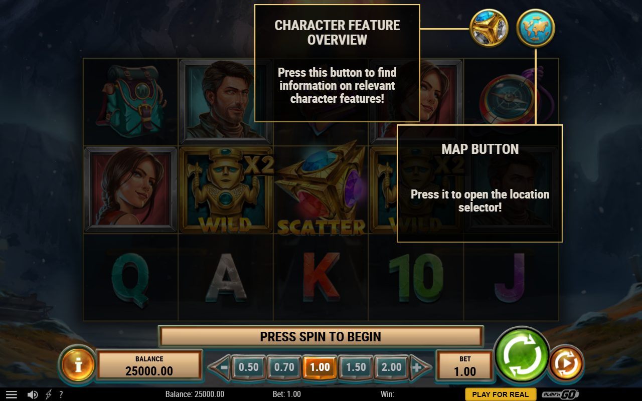 Wildest Gambit game lobby / feature intro