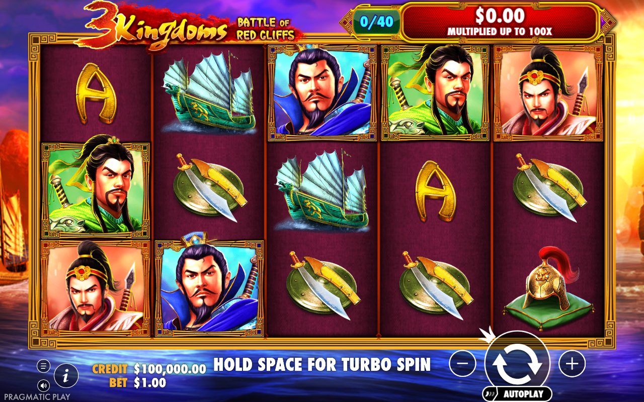 3 Kingdoms Battle of Red Cliffs base game reels