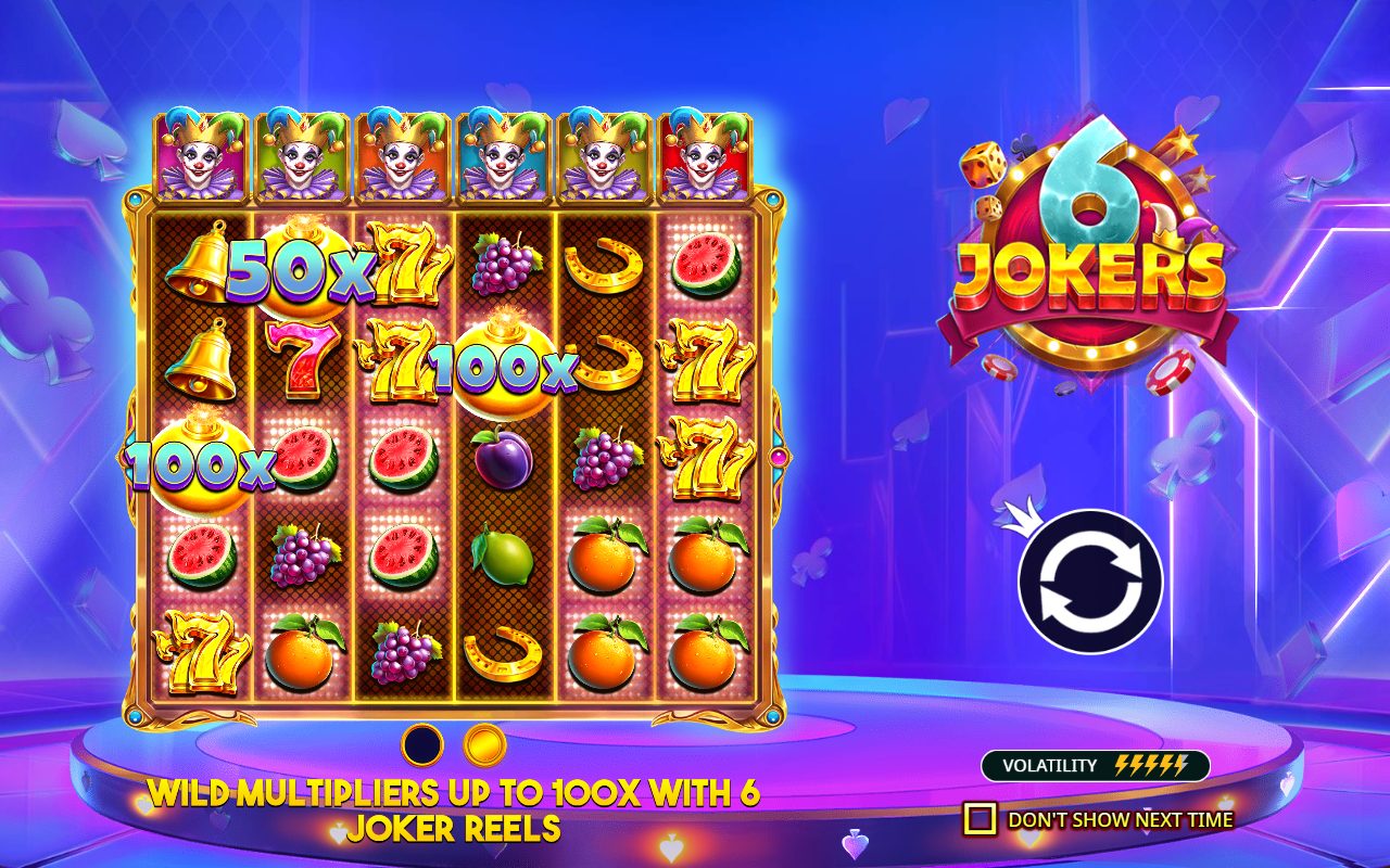 6 Jokers base game reels