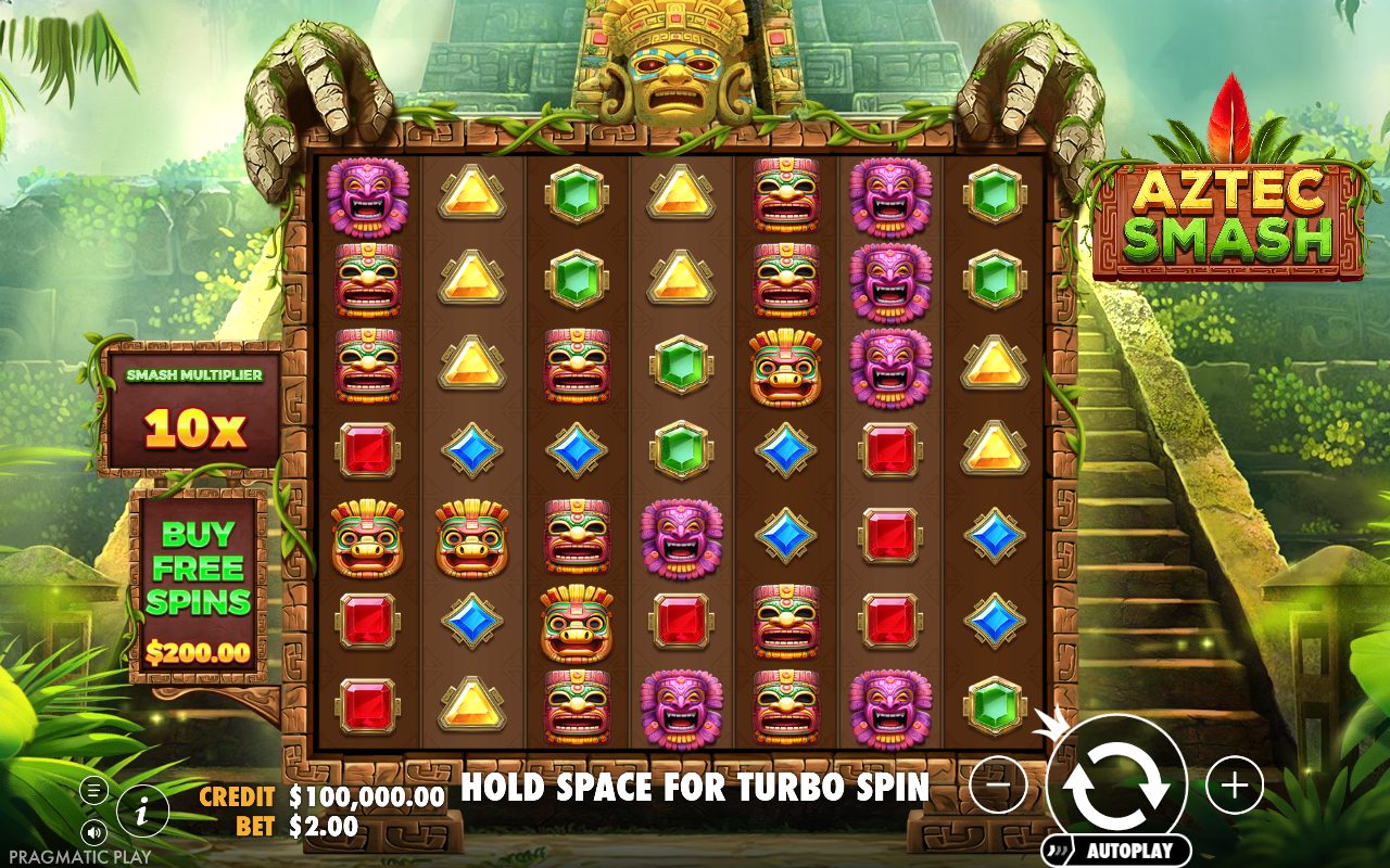 Aztec Smash base game reels