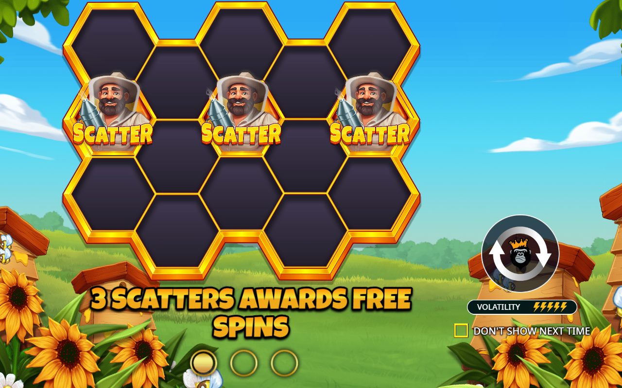 Bee Keeper game lobby / feature intro