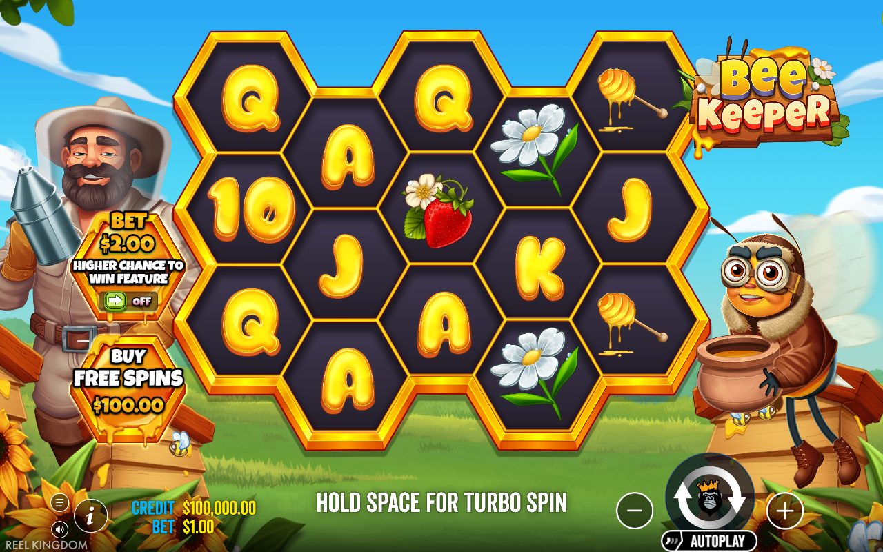 Bee Keeper base game reels