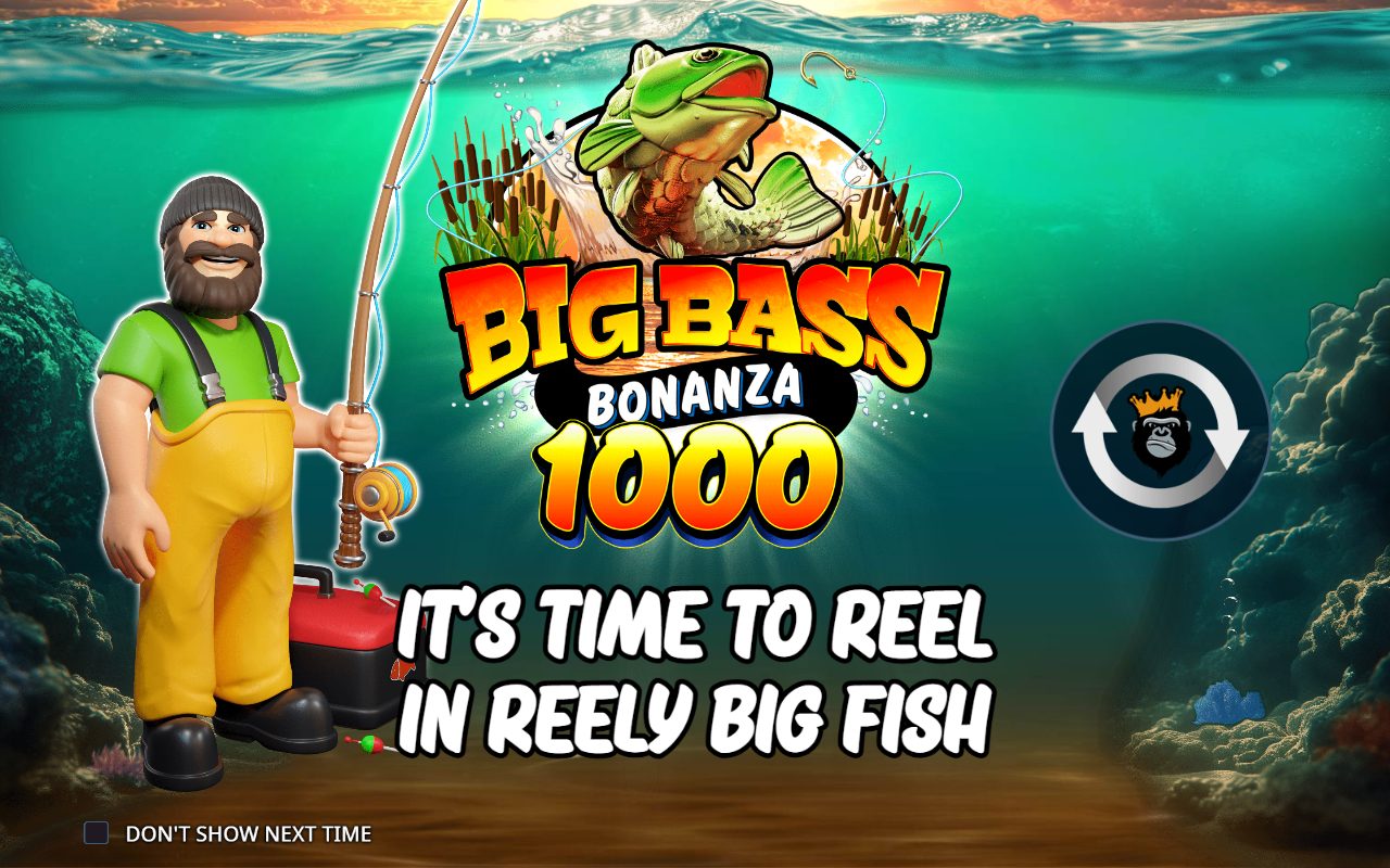 Big Bass Bonanza 1000 game lobby / feature intro