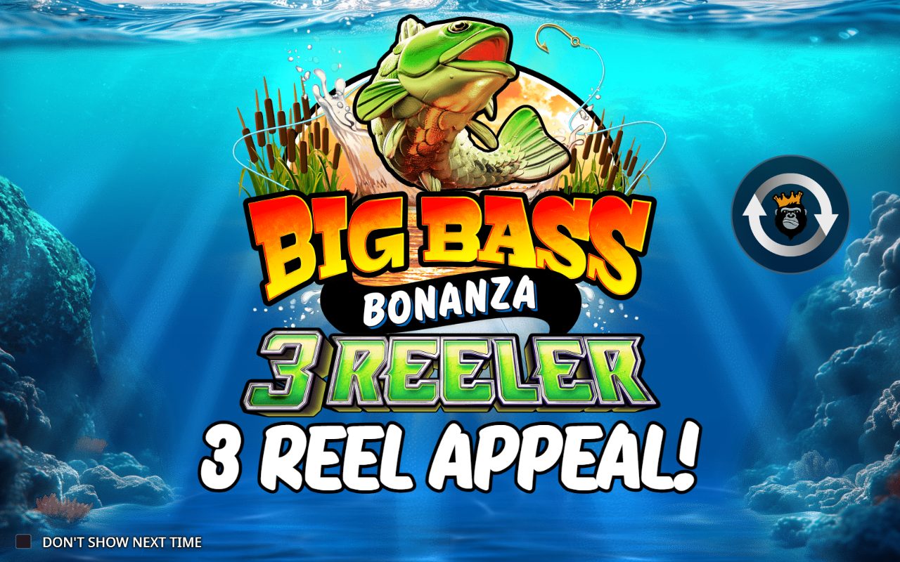 Big Bass Bonanza 3 Reeler game lobby / feature intro