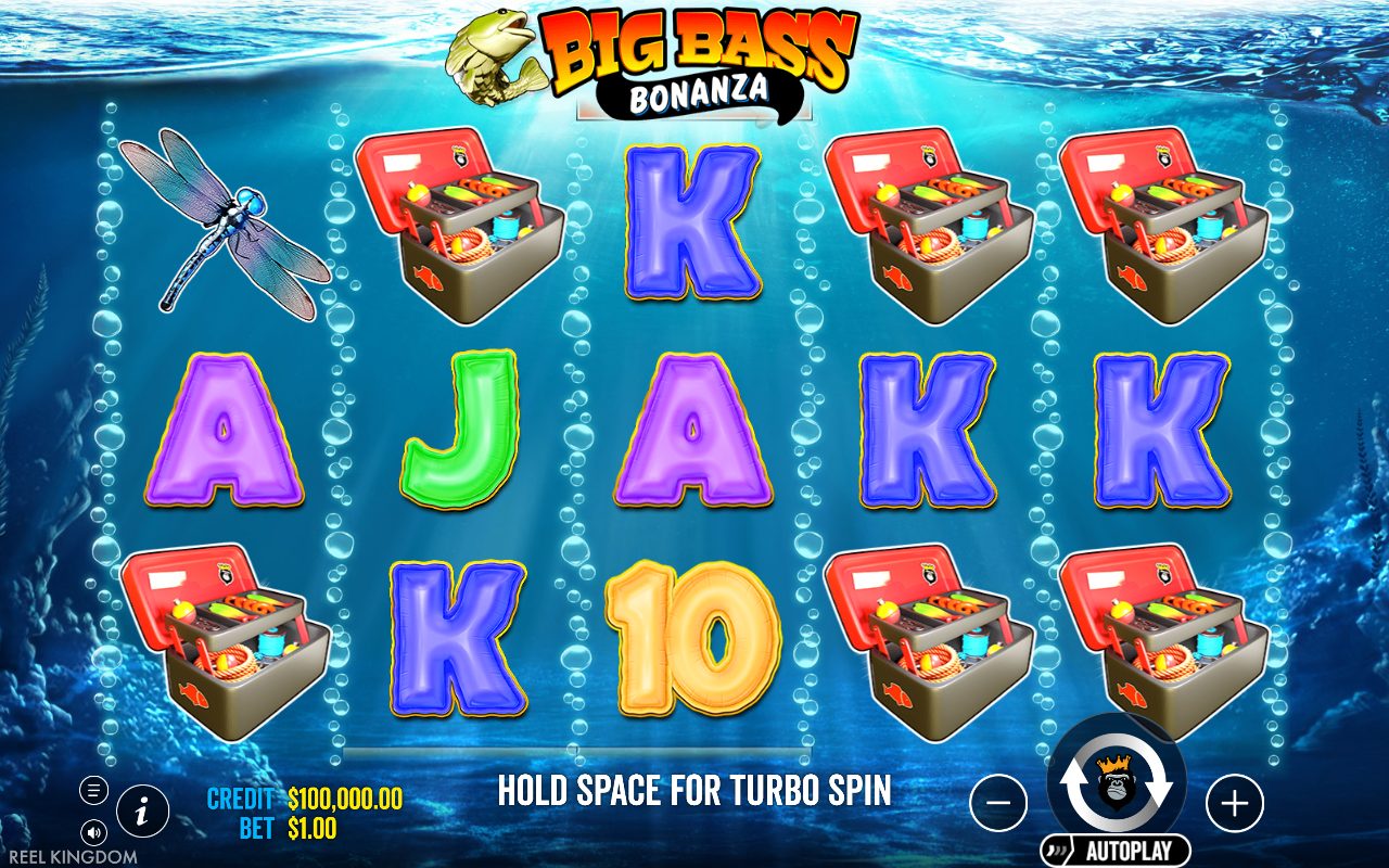 Big Bass Bonanza base game reels