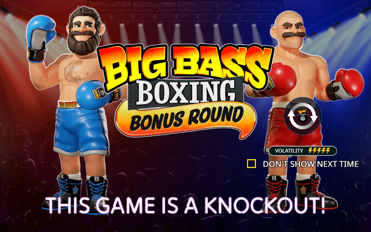 Big Bass Boxing Bonus Round game lobby / feature intro