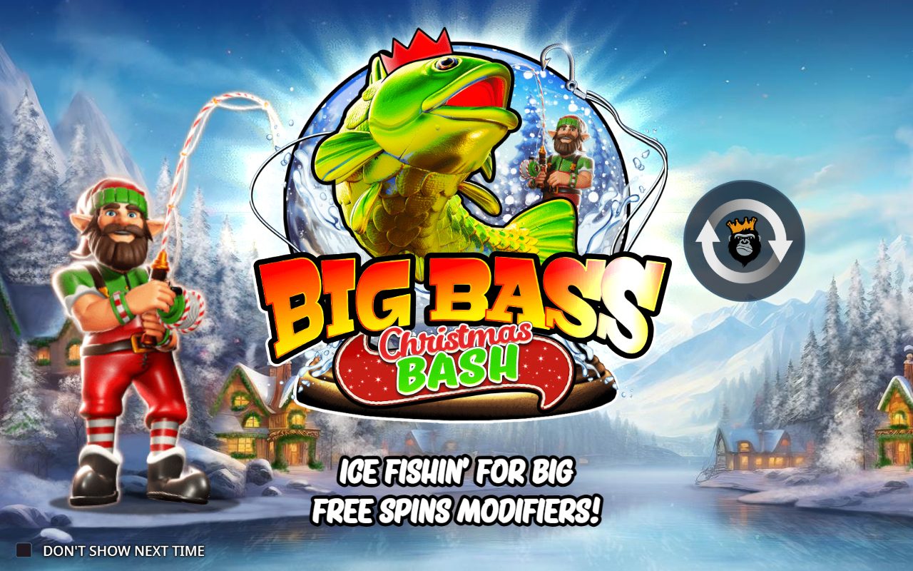Big Bass Christmas Bash game lobby / feature intro